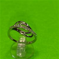 Salzano - Via Montegrappa, 28 - Anello Vidali Gioielli Donna in Oro bianco Zircone ANOR-5-34 - ANOR-5-34